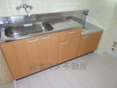 ガスコンロ設置可能